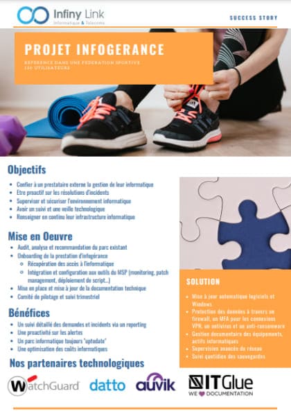 Infogérance du parc informatique