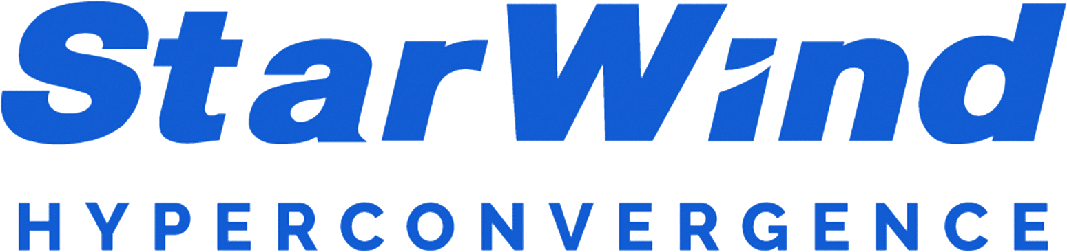Logo StarWind – Partenaire d'Infiny Link pour l'infrastructure hyperconvergée (HCI).