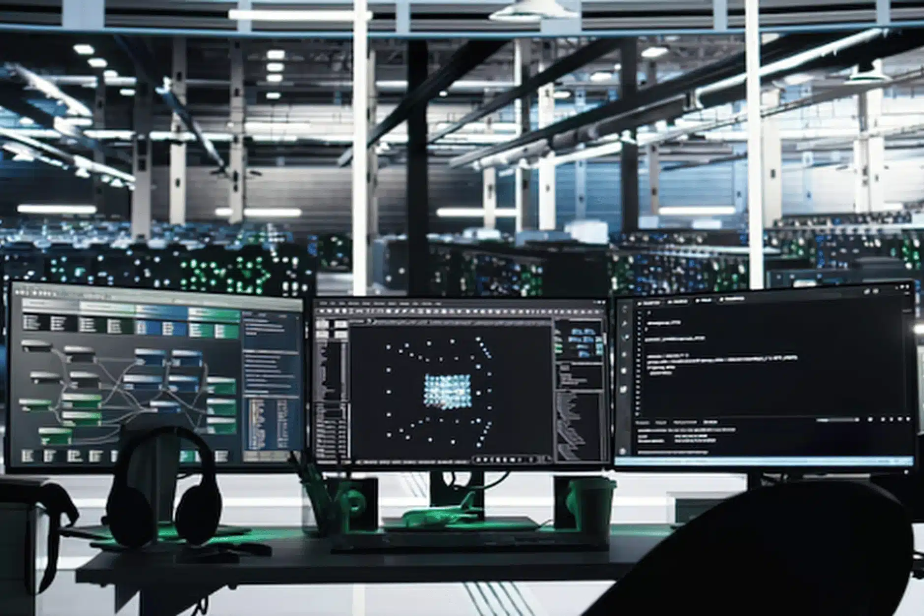 Écran de contrôle affichant les métriques d'une supervision infrastructure it en temps réel.